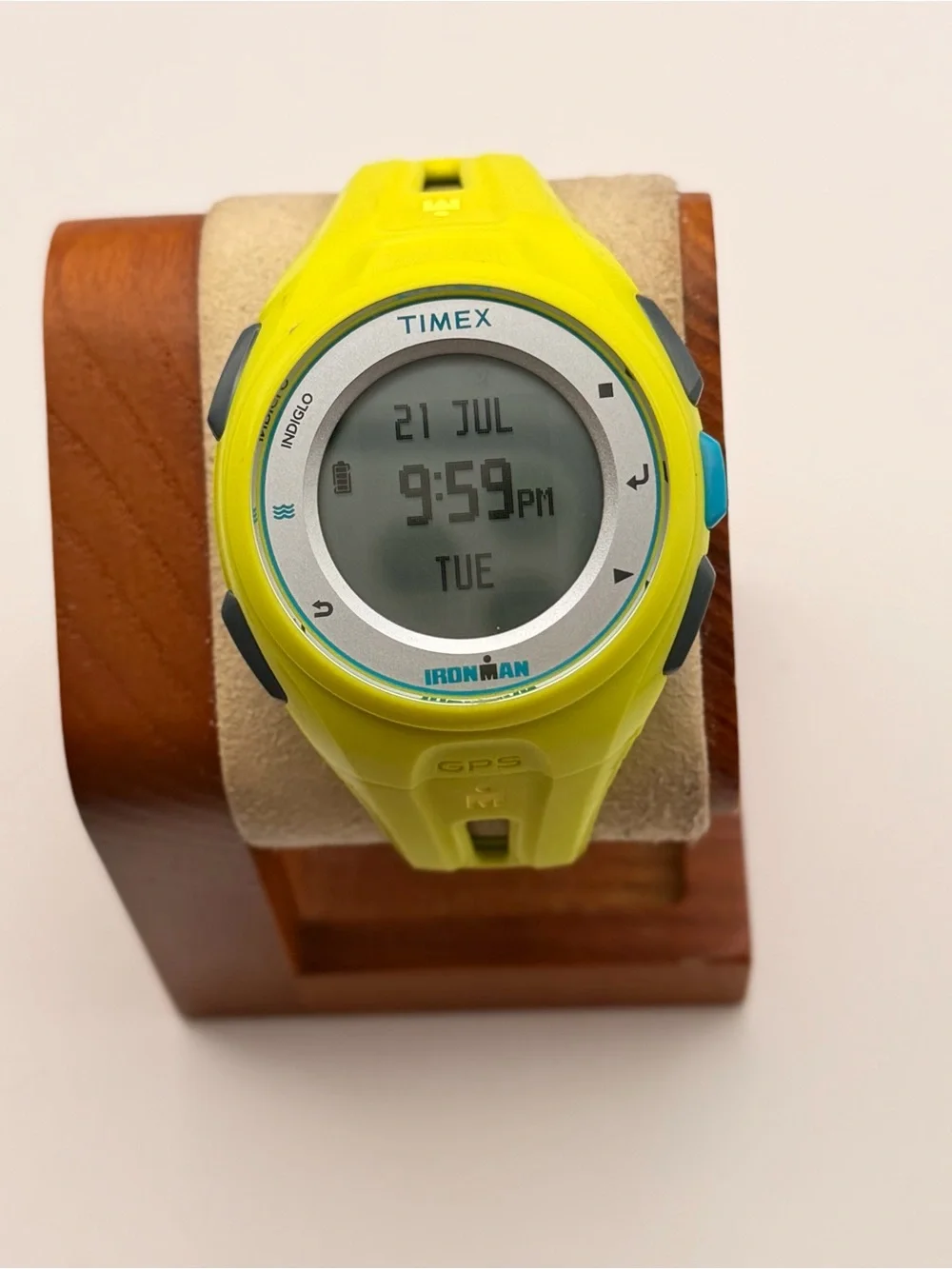 Men's Watch Timex GPS Ironman Run X20 Running Sport Fitness TW 5K87500 F5